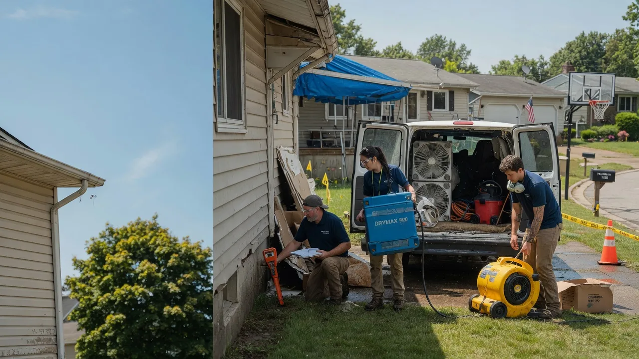 Ceiling Leak Cleanup in Menomonie, WI near me