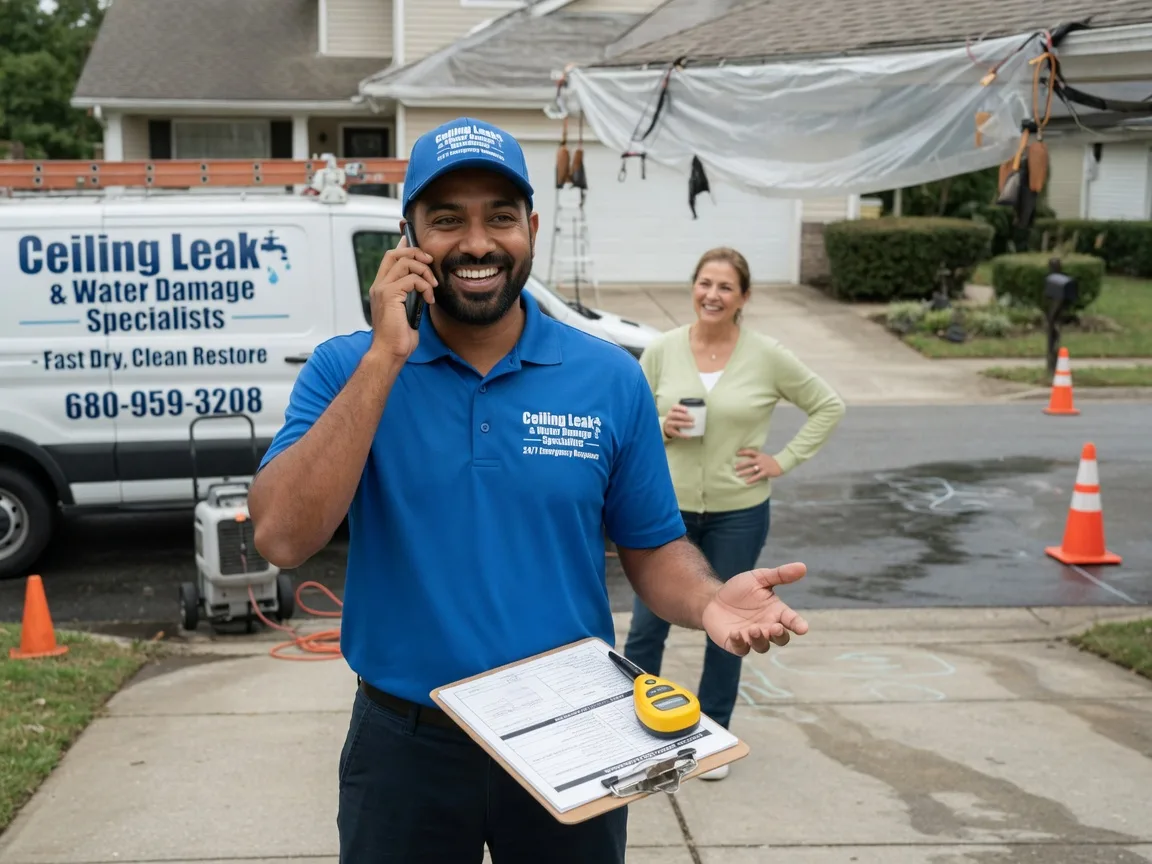 Ceiling Leak Cleanup Menomonie, WI FAQs